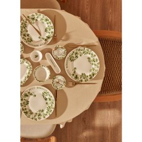 Bella Maison Petit Bonheur Porselen Yeşil 44 Parça Kahvaltı Yemek Takımı