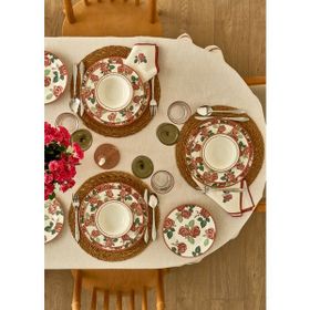 Bella Maison Rose Porselen 24 Parça 6 Kişilik Yemek Takımı
