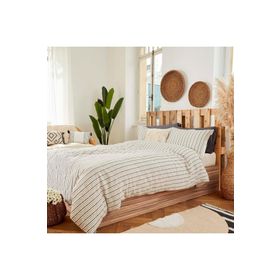 Bella Maison Sevilla %100 Pamuk Antrasit 200x220 cm Çift Kişilik Nevresim Takımı
