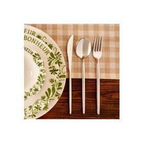 Bella Maison Siena 18 Parça Gümüş Yemek Çatal Kaşık Bıçak Seti