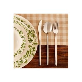 Bella Maison Siena 18 Parça Gümüş Yemek Çatal Kaşık Bıçak Seti