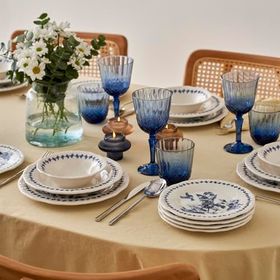 Bella Maison Vanessa Mavi 48 Parça 12 Kişilik Yemek Takımı