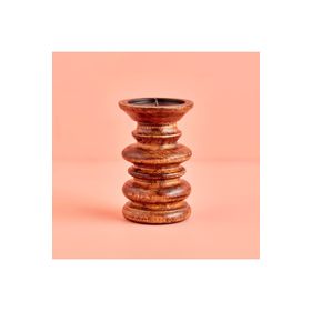 Bella Maison Woody Kahverengi 10x10x15 cm Mumluk