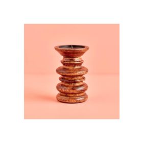 Bella Maison Woody Kahverengi 10x10x15 cm Mumluk