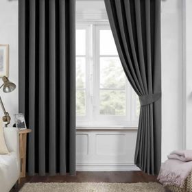 Belle Cose Blackout Karartma Gri 120x270 cm Fon Perde