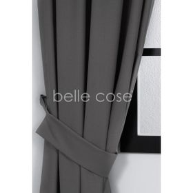 Belle Cose Blackout Karartma Gri 300x270 cm Fon Perde