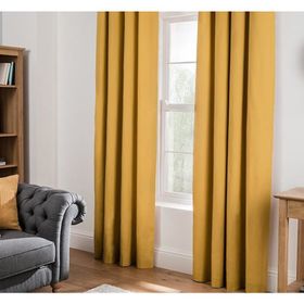 Belle Cose Blackout Karartma Hardal 100x260 cm Fon Perde