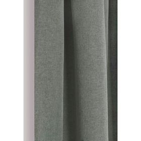Belle Cose Blackout Karartma Naturel Gri Tek Kanat 100x270 cm Fon Perde