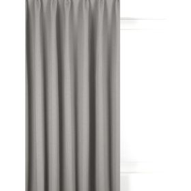 Belle Cose Blackout Karartma Naturel Gri Tek Kanat 100x270 cm Fon Perde