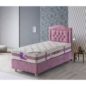 Belletto 120x200 cm Pembe Süper Vogue Tek Kişilik Yatak