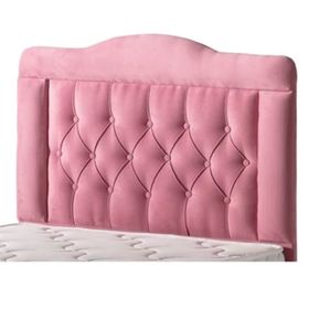 Belletto 140 cm Pembe Çift Kişilik Vogue Lüx Kumaş Başlık