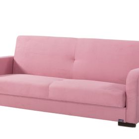 Belletto Yataklı Sandıklı Lizbon Pembe Kanepe