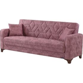 Belletto Yataklı Sandıklı Lizbon Pembe Kanepe