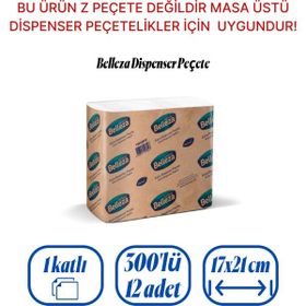 Belleza Extra 300 Yaprak Dispanser Peçete (12 adet)