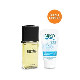 Bellissima EDT 60 ml Kadın Parfüm +75 ml Arko Soft Touch Krem
