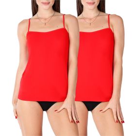 Bellivalini BLV50-218 Viskoz Kırmızı Kadın Atlet