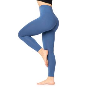 Bellivalini BLV50-292 High Waist Slim Viskoz Uzun Spor Yoga Kot Kadın Tayt