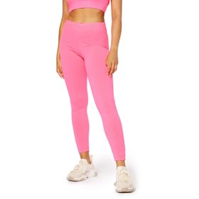 Bellivalini BLV50-294 Jogging Neon Spor Uzun Pembe Kadın Tayt