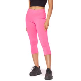 Bellivalini BLV50-302 Neon Pembe 3/4 Kadın Tayt