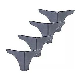 Bellona 4x10 cm Kanepe Sehpa Puf Koltuk Antrasit Baza Ayağı