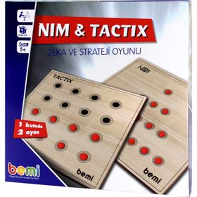 Bemi Nim Tactix Ahşap Tabla ve Boncuklar