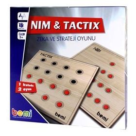 Bemi Nim Tactix Ahşap Tabla ve Boncuklar