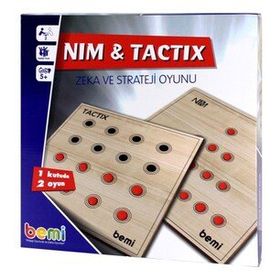 Bemi Nim Tactix Ahşap Tabla ve Boncuklar