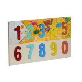 Bemi Toys Ahşap Rakamlar Puzzle