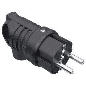 Bemis 1/16A 220V IP44 Eğik Kulplu Fiş