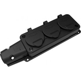 Bemis 1X16A 220V Kauçuk Üçlü Grup Priz