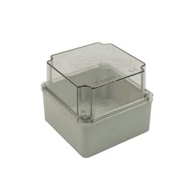 Bemis BB1-1121-0053 110x110x100 mm ABS Halogen Free IP44 Şeffaf Kapaklı Plastik Buat