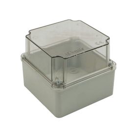 Bemis BB1-1121-0053 110x110x100 mm ABS Halogen Free IP44 Şeffaf Kapaklı Plastik Buat
