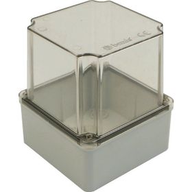 Bemis BB2-0521-0063 120x120x140 mm ABS IP44 Şeffaf Kapaklı Plastik Buat