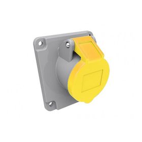 Bemis BC1-1303-2420 3/16A 2P+E 110V CEE Norm IP44 45 Derece Eğik Makine Prizi