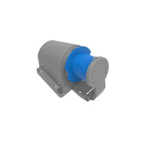 Bemis BC1-1403-2235 3x16A 2P+E 220V 50-60Hz 6h IP44 Eğik Duvar Prizi