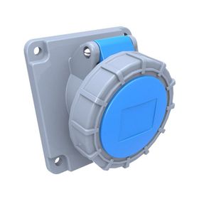 Bemis BC1-1403-7420 2P+E 220V IP67 CEE Norm 45 Derece Eğik Makine Prizi
