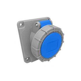 Bemis BC1-1403-7420 2P+E 220V IP67 CEE Norm 45 Derece Eğik Makine Prizi