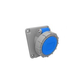 Bemis BC1-1403-7420 2P+E 220V IP67 CEE Norm 45 Derece Eğik Makine Prizi