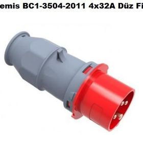Bemis BC1-3504-2011 4x32A 3P+E 380V 50-60Hz 6H IP44 Düz Fiş