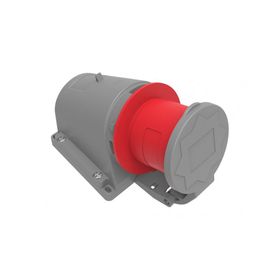 Bemis BC1-3505-2235 5/32A 3P+E+N 380V CEE Norm IP44 Yaylı Kapaklı 90 Derece Eğik Duvar Fişi