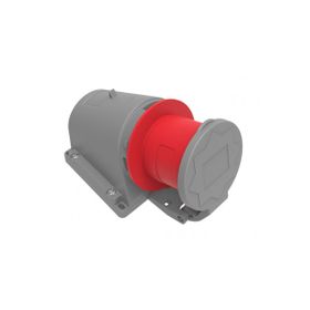 Bemis BC1-3505-2235 5/32A 3P+E+N 380V CEE Norm IP44 Yaylı Kapaklı 90 Derece Eğik Duvar Fişi