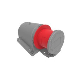 Bemis BC1-3505-2235 5/32A 3P+E+N 380V CEE Norm IP44 Yaylı Kapaklı 90 Derece Eğik Duvar Fişi