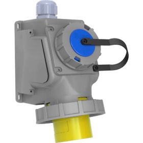 Bemis BC1-3505-2238 5x32A CEE Norm 90 Derece Eğik Pano Prizli Duvar Fişi