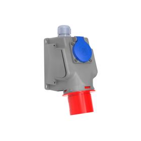 Bemis BC1-3505-2238 5x32A CEE Norm 90 Derece Eğik Pano Prizli Duvar Fişi