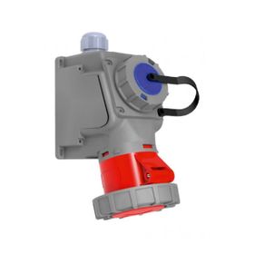 Bemis BC1-3505-7537 CEE 5X32A Norm 90 Derece Eğik Pano Prizli Duvar Prizi