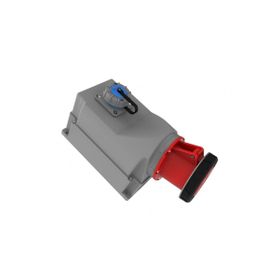 Bemis BC1-6504-7537 4/125A 3P+E 380V CEE Norm IP67 90 Derece Eğik 1/16A Makine Prizli Duvar Prizi