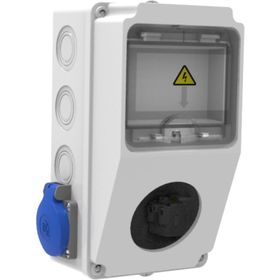 Bemis BD1-2101-2020 1/16A 220V V5 2'li Delikli Kombinasyon Kutusu