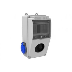 Bemis BD1-2101-2020 IP44 Ön 1 Delikli Yan 2x1/16A 220V V5 Kombinasyon Kutusu