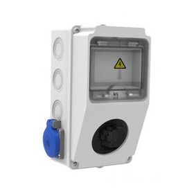 Bemis BD1-2101-2020 IP44 Ön 1 Delikli Yan 2x1/16A 220V V5 Kombinasyon Kutusu