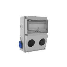 Bemis BD2-2201-2020 1/16A 220V 2'li Delikli Kombinasyon Kutusu